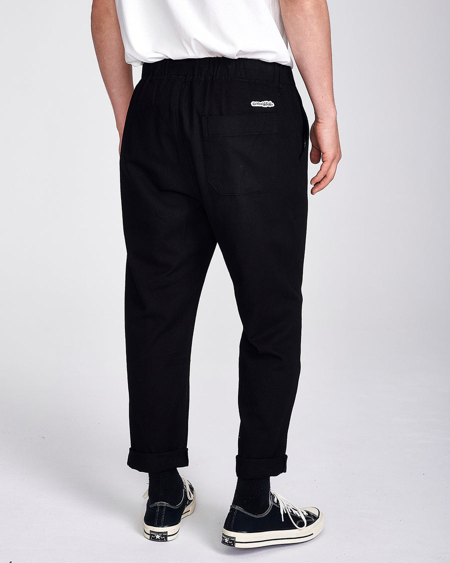 ALL DAY TWILL BEACH PANT - VINTAGE BLACK