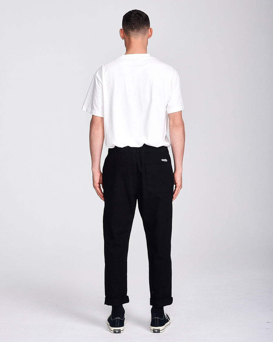 ALL DAY TWILL BEACH PANT - VINTAGE BLACK