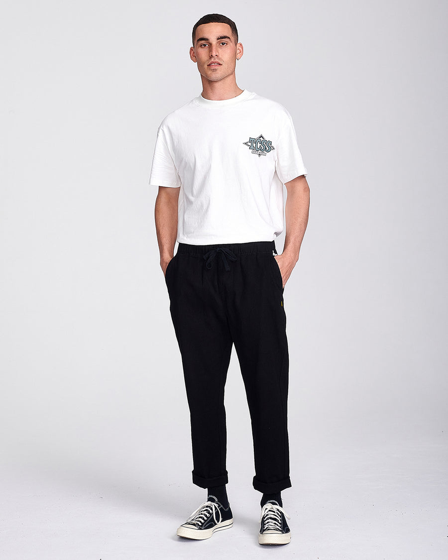 ALL DAY TWILL BEACH PANT - VINTAGE BLACK