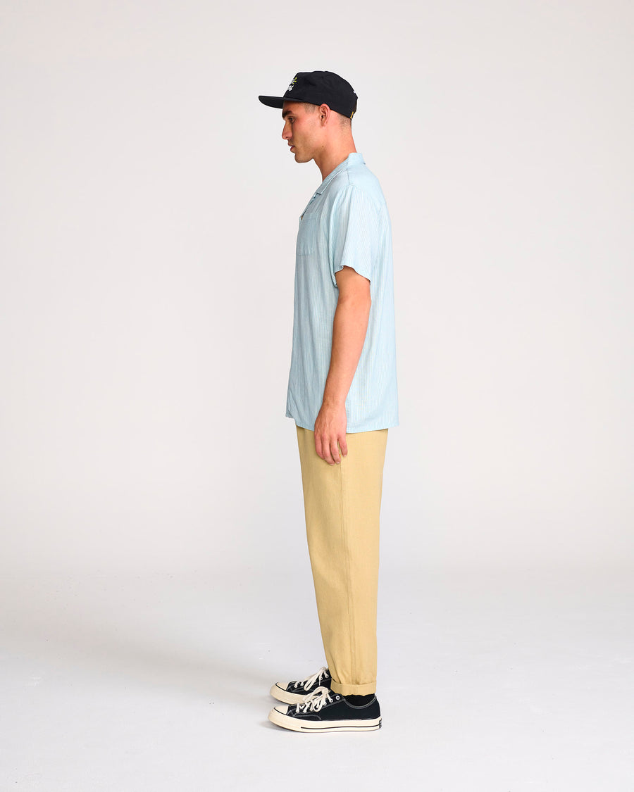 PEPPY LINEN SHIRT - STERLING