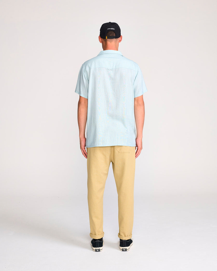 PEPPY LINEN SHIRT - STERLING