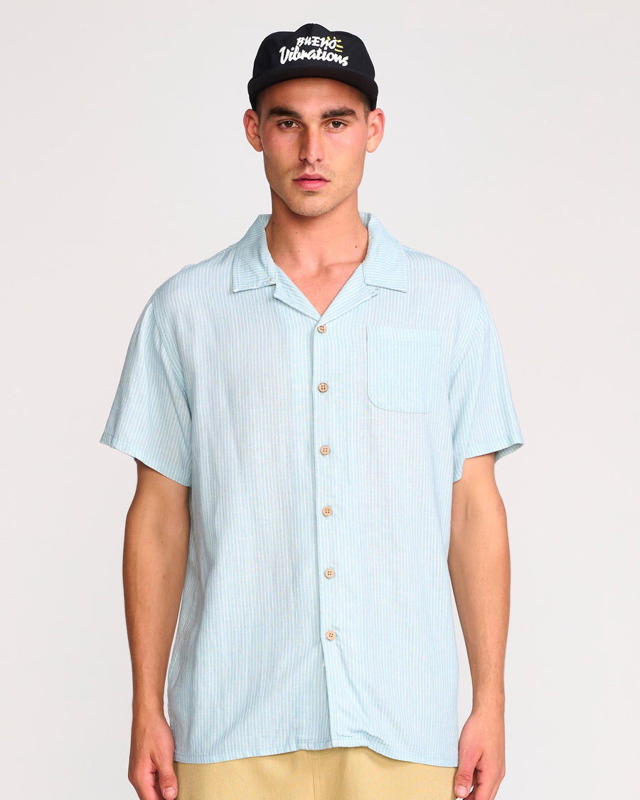 PEPPY LINEN SHIRT - STERLING