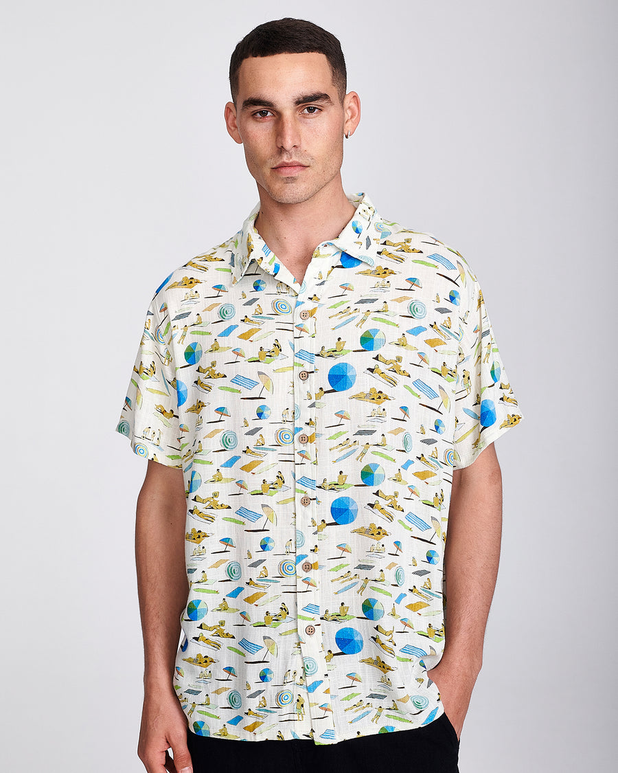 LAY DAY SHIRT - VINTAGE WHITE