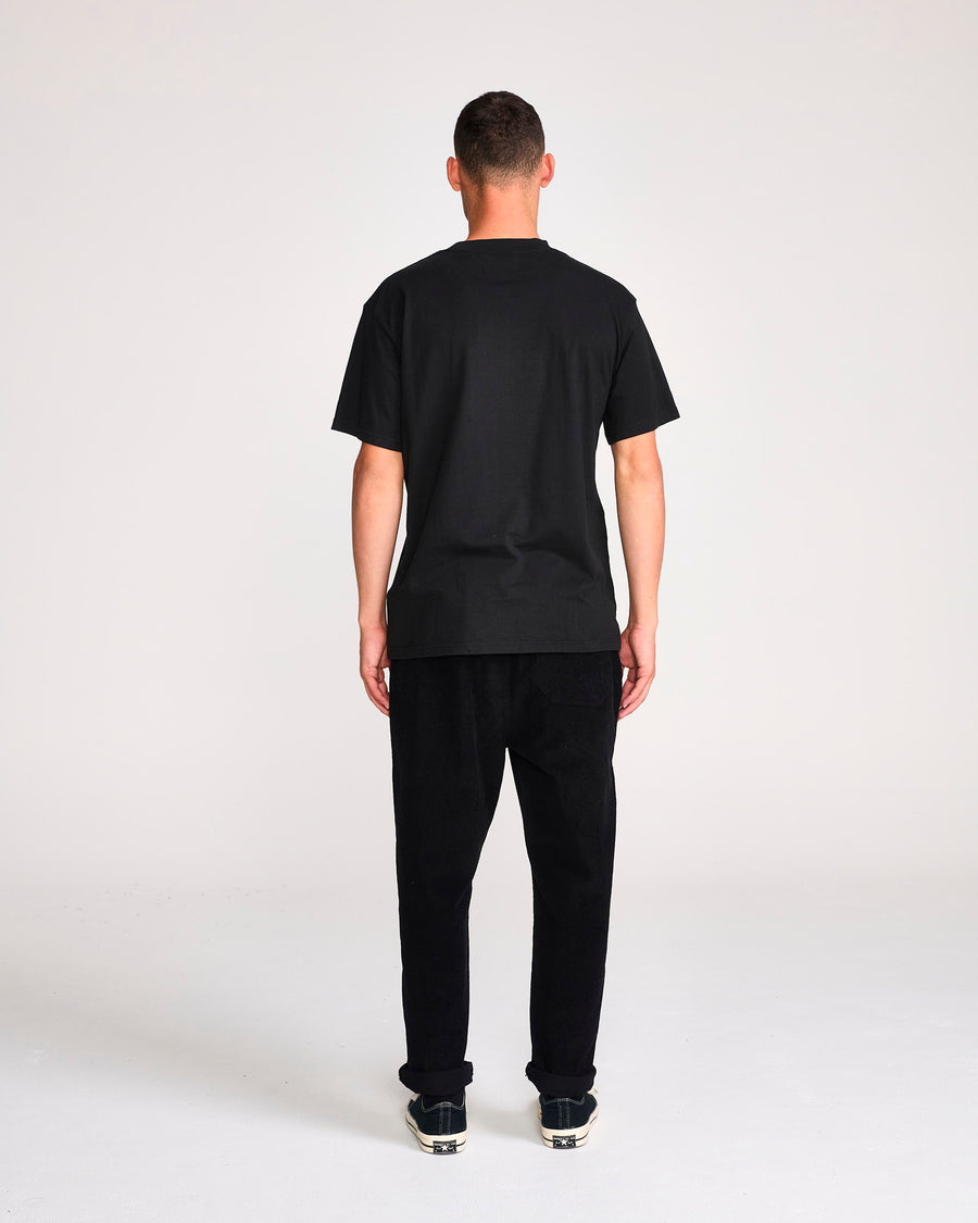 RELAXO TEE - VINTAGE BLACK