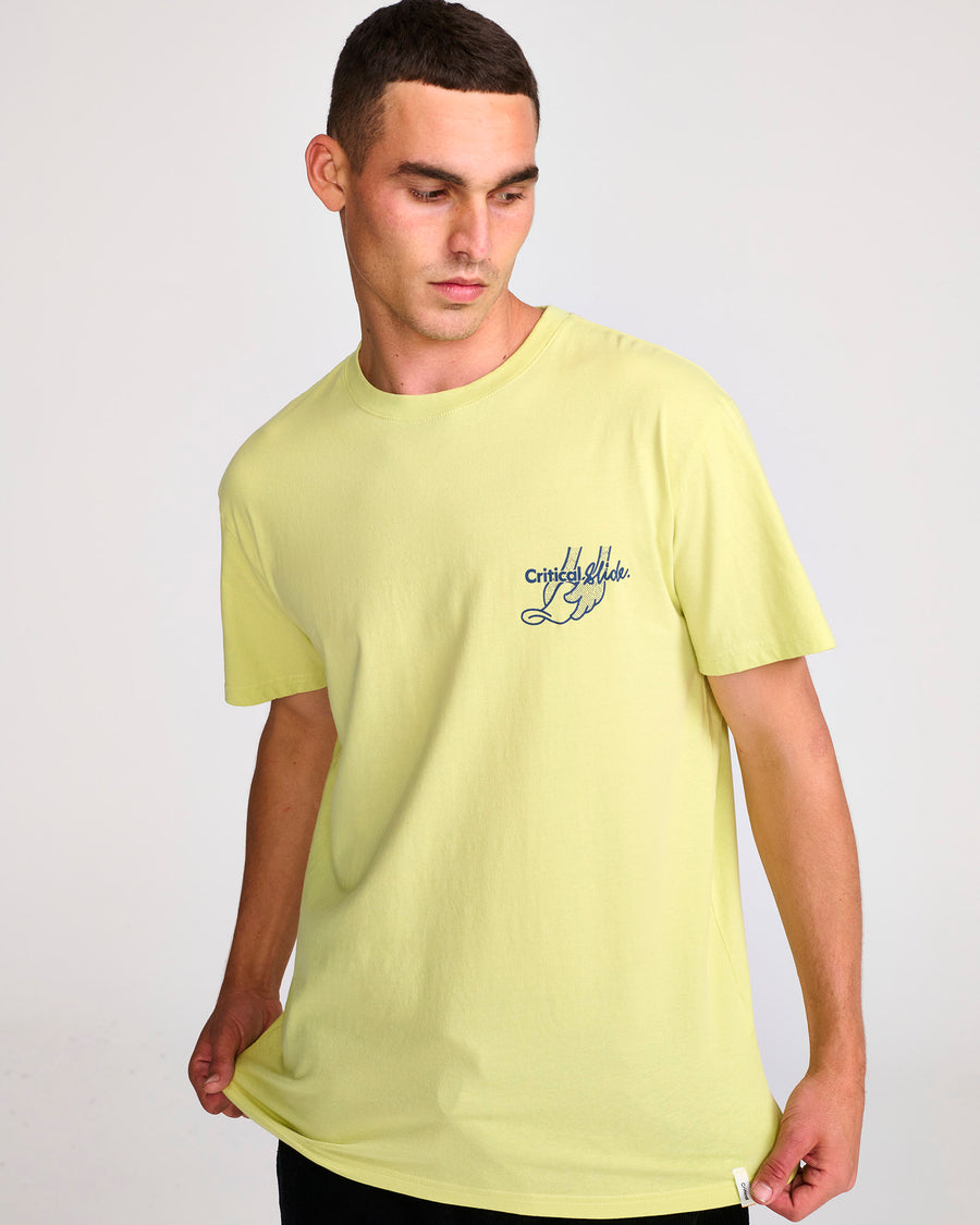 DUCK DIVE TEE - LIME