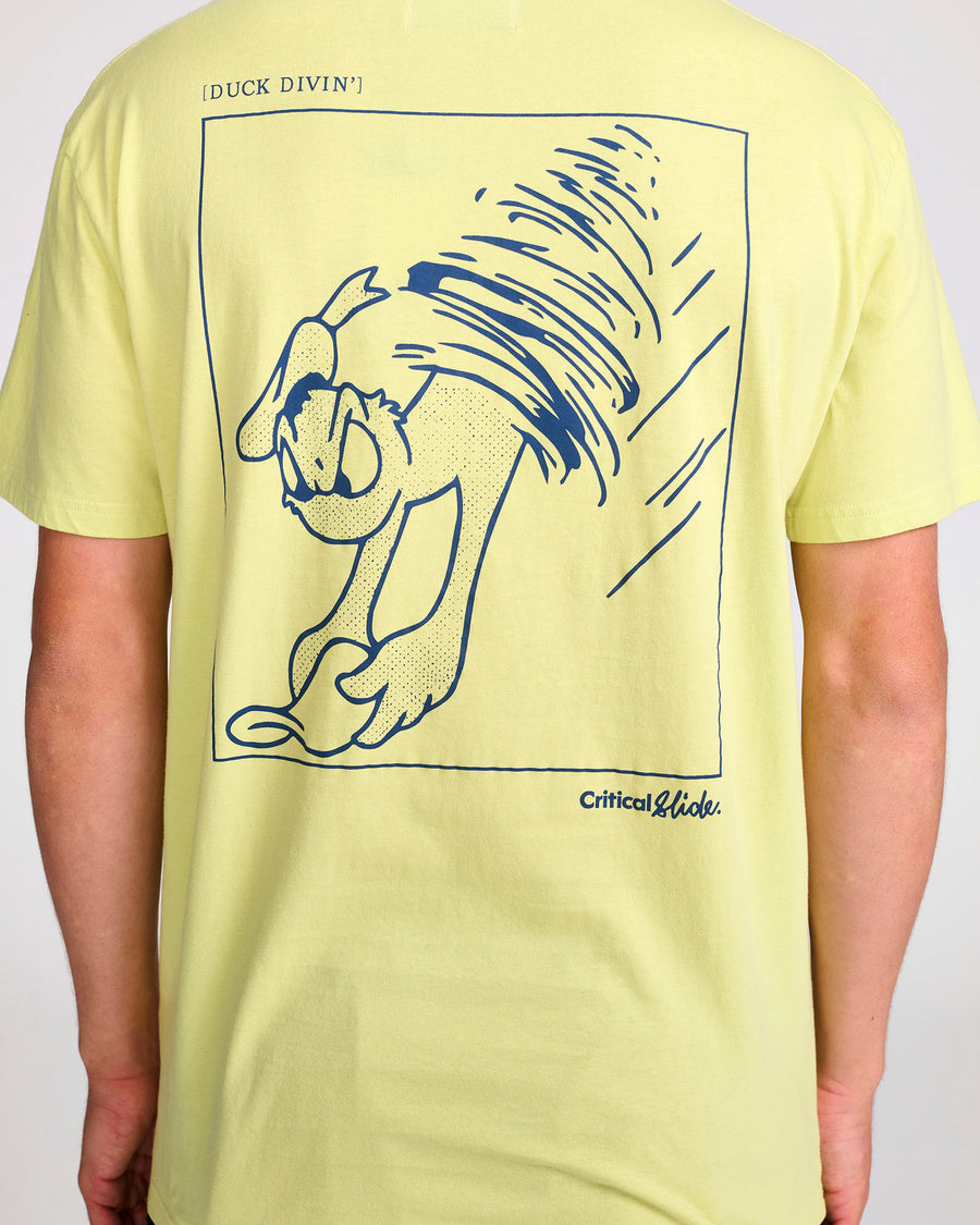 DUCK DIVE TEE - LIME
