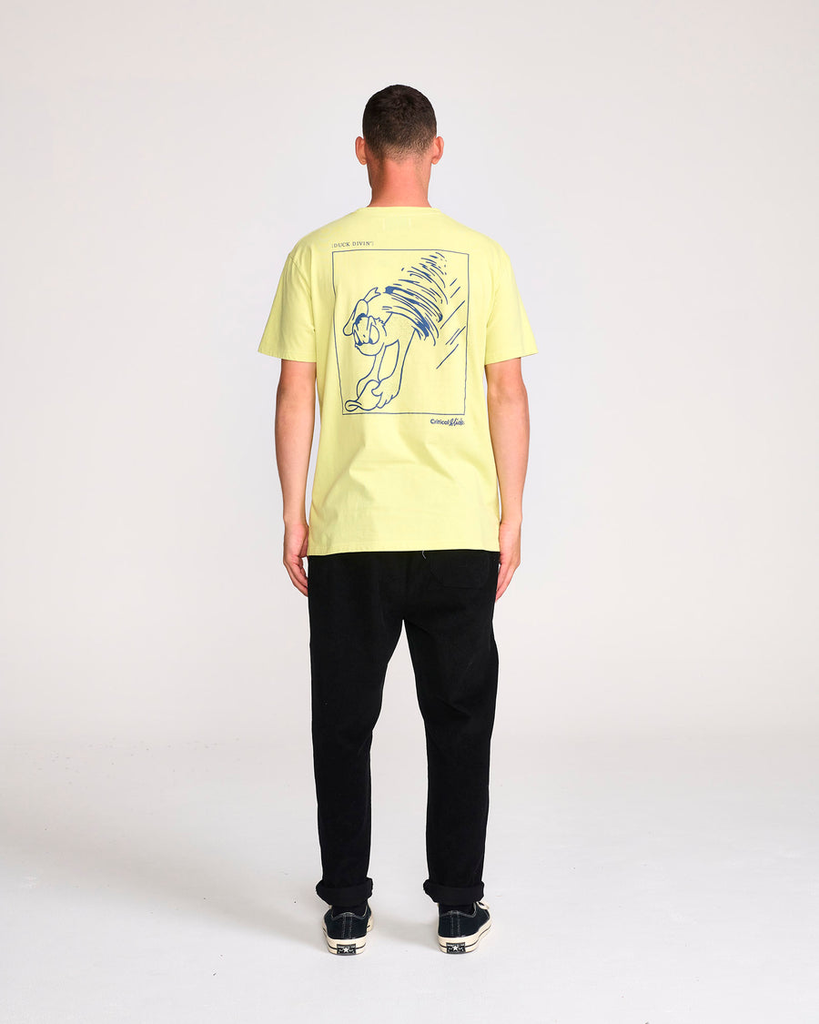 DUCK DIVE TEE - LIME