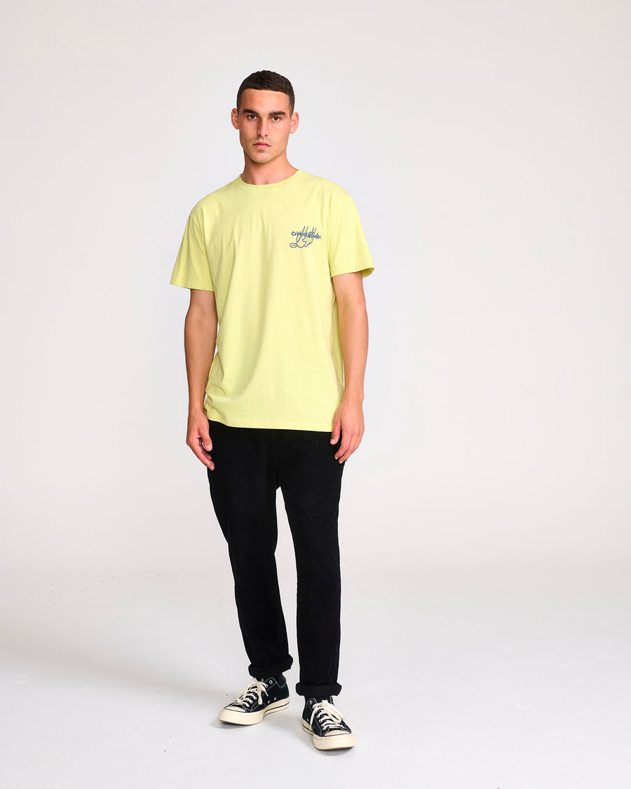 DUCK DIVE TEE - LIME
