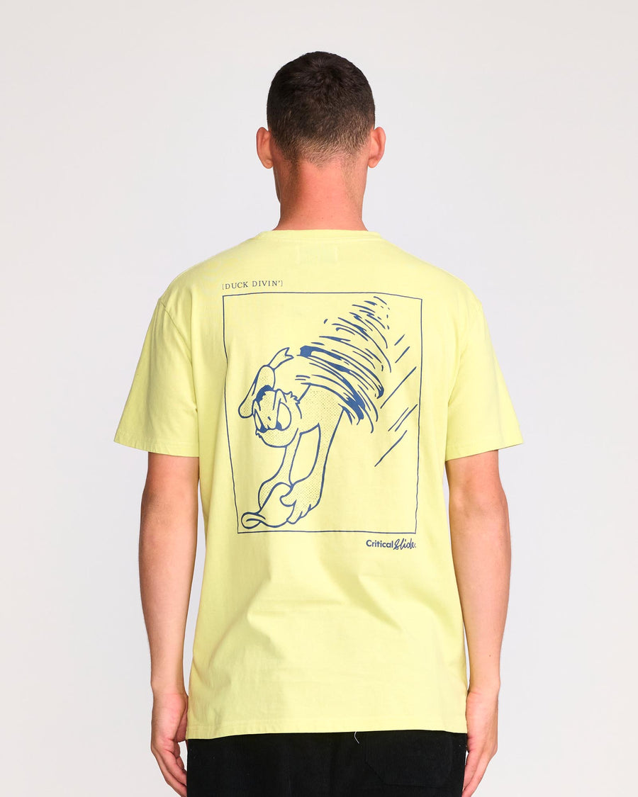 DUCK DIVE TEE - LIME