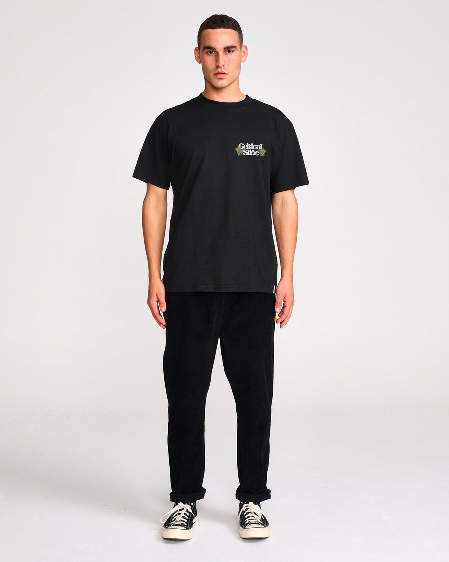 RELAXO TEE - VINTAGE BLACK
