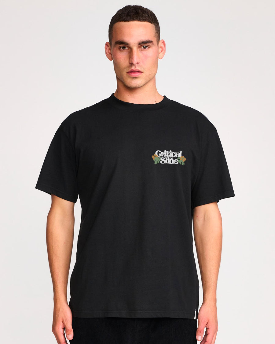 RELAXO TEE - VINTAGE BLACK