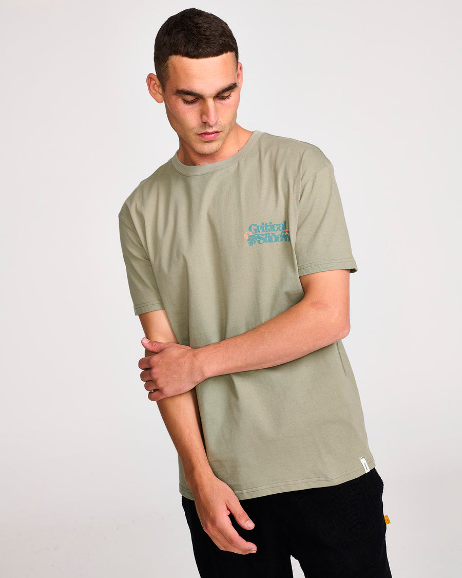 ISLAND TIME TEE - FATIGUE