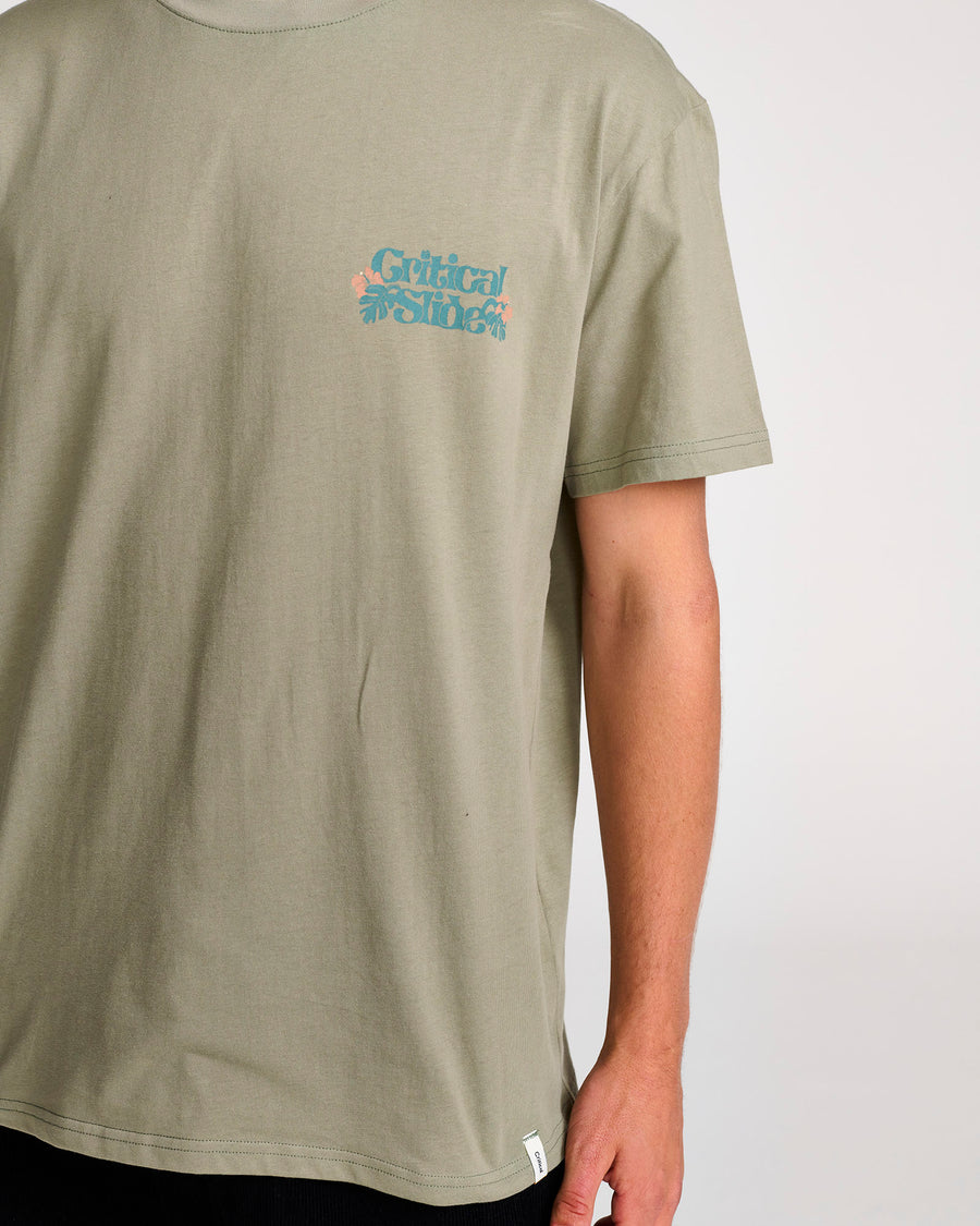 ISLAND TIME TEE - FATIGUE