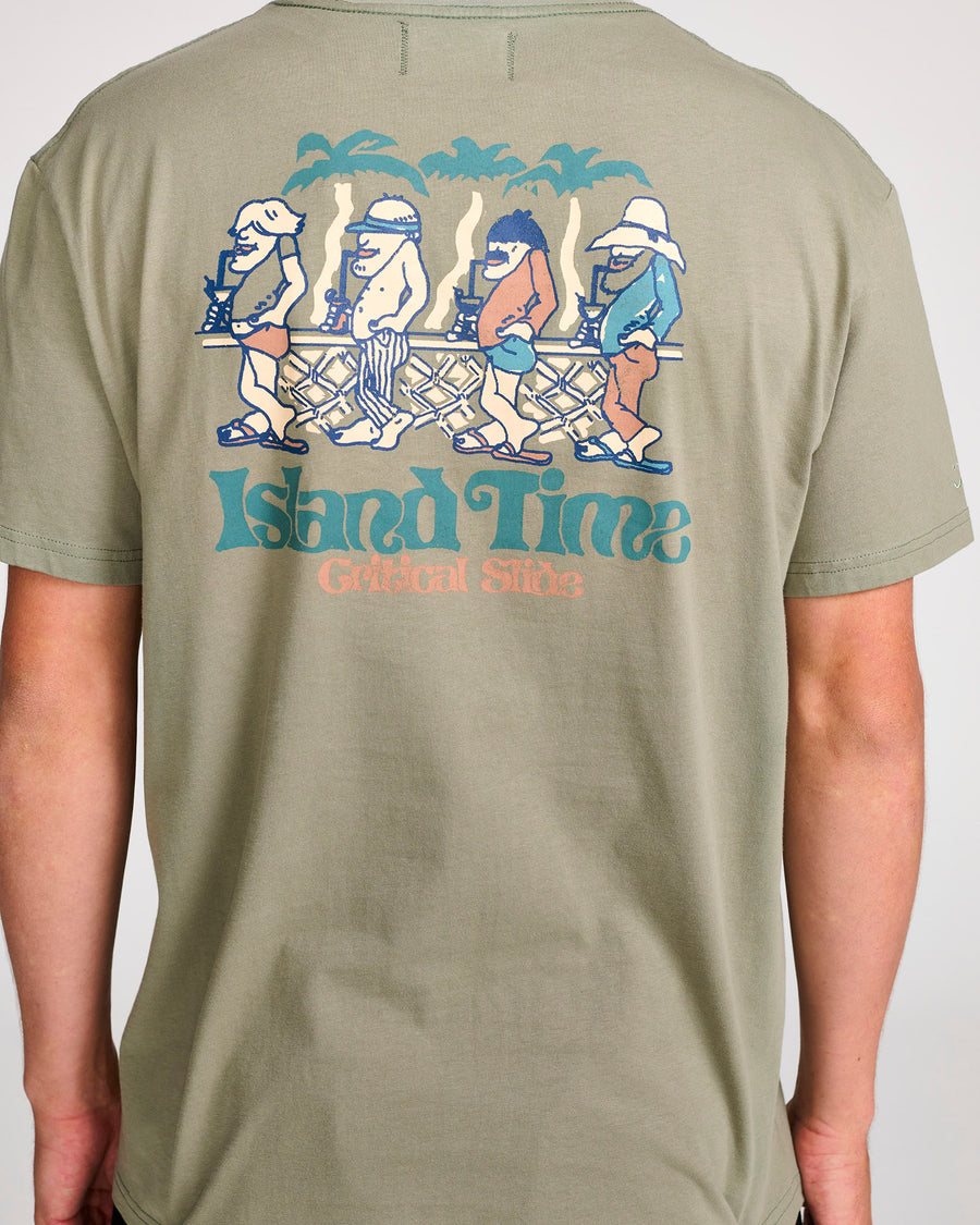 ISLAND TIME TEE - FATIGUE