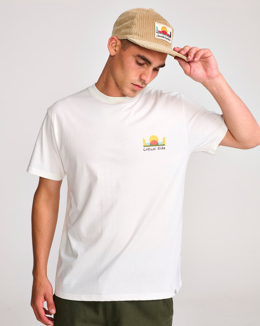 CHOCOLATE EINSTEIN TEE - VINTAGE WHITE