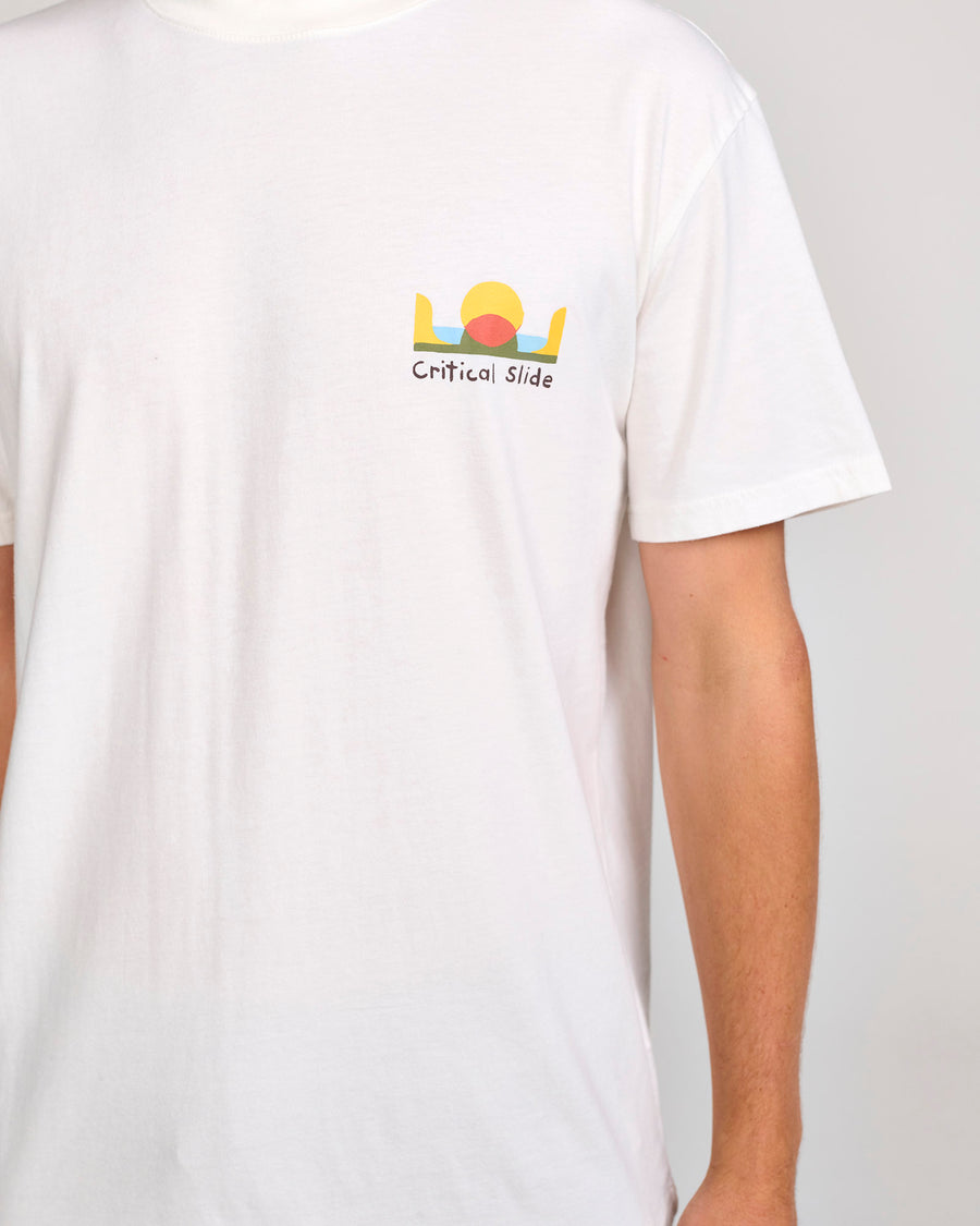CHOCOLATE EINSTEIN TEE - VINTAGE WHITE
